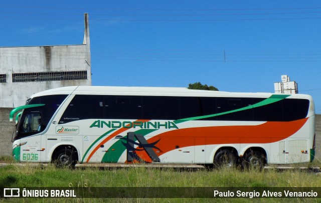 Empresa de Transportes Andorinha 6036 na cidade de Cuiabá, Mato Grosso, Brasil, por Paulo Sergio Alves Venancio. ID da foto: 6878512.