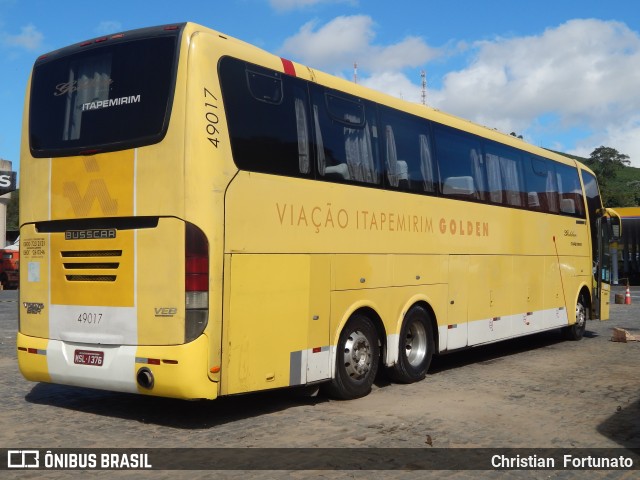 Viação Itapemirim 49017 na cidade de Manhuaçu, Minas Gerais, Brasil, por Christian  Fortunato. Número da foto: #6877847.