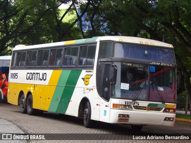 Empresa Gontijo de Transportes 11195 na cidade de São Paulo, São Paulo, Brasil, por Lucas Adriano Bernardino. ID da foto: 6878837.