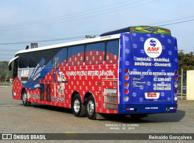 AMF Turismo Personnalité 7666 na cidade de Indaial, Santa Catarina, Brasil, por Reinaldo Gonçalves. Número da foto: #6877470.