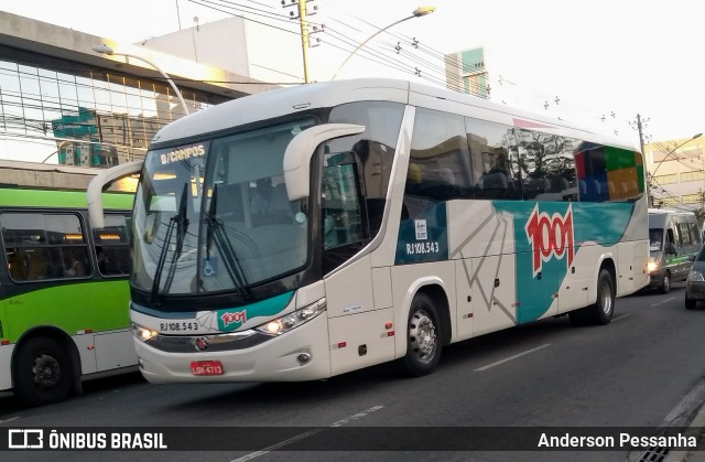 Auto Viação 1001 RJ 108.543 na cidade de Campos dos Goytacazes, Rio de Janeiro, Brasil, por Anderson Pessanha. ID da foto: 6877105.