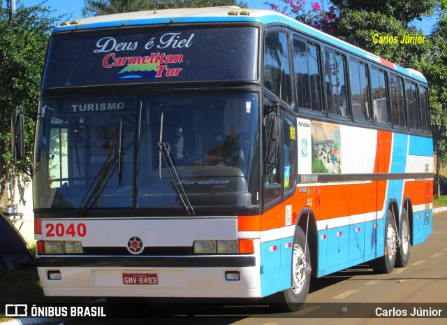 Carmelitam Tur 2040 na cidade de Trindade, Goiás, Brasil, por Carlos Júnior. ID da foto: 6877225.