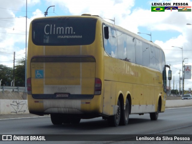 Viação Itapemirim 8837 na cidade de Caruaru, Pernambuco, Brasil, por Lenilson da Silva Pessoa. ID da foto: 6881635.