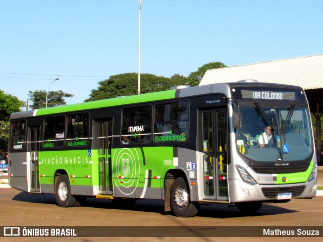 Viação Garcia 81185 na cidade de Maringá, Paraná, Brasil, por Matheus Souza. Número da foto: #6881082.