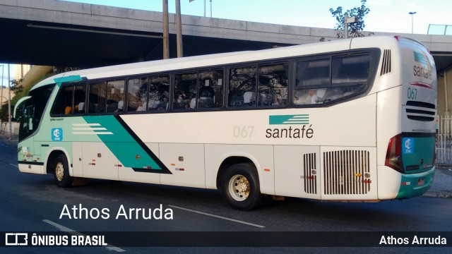 Santa Fé Transportes 067 na cidade de Belo Horizonte, Minas Gerais, Brasil, por Athos Arruda. ID da foto: 6881542.