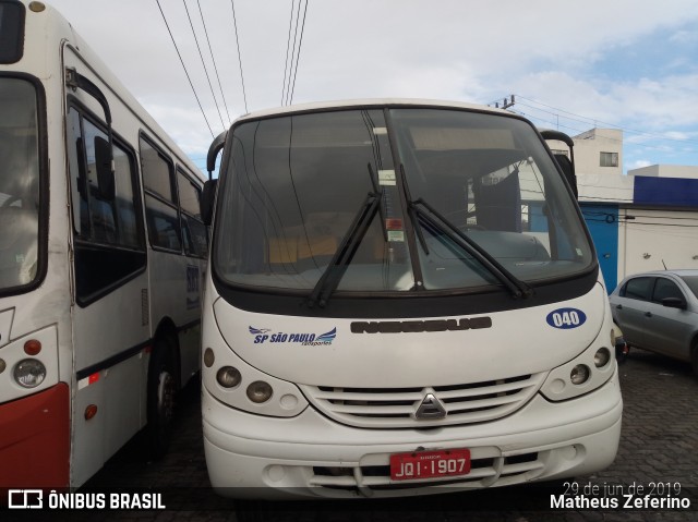 São Paulo Transportes e Turismo 040 na cidade de Salvador, Bahia, Brasil, por Matheus Zeferino. Número da foto: #6878922.