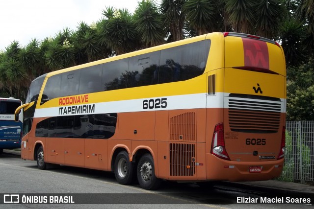 Viação Itapemirim 6025 na cidade de Curitiba, Paraná, Brasil, por Eliziar Maciel Soares. Número da foto: #6880624.
