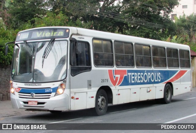 Viação Teresópolis 2079 na cidade de Teresópolis, Rio de Janeiro, Brasil, por PEDRO COUTO. ID da foto: 6879975.