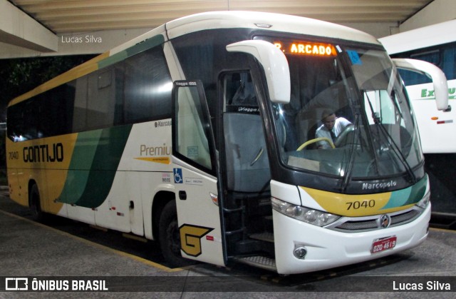 Empresa Gontijo de Transportes 7040 na cidade de Salvador, Bahia, Brasil, por Lucas Silva. ID da foto: 6881210.