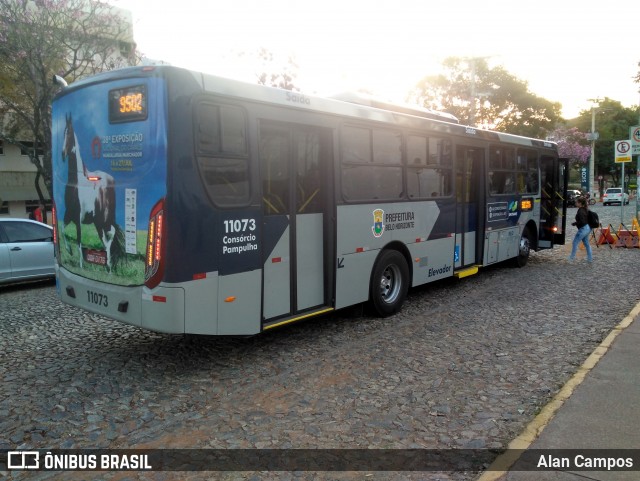 São Dimas Transportes 11073 na cidade de Belo Horizonte, Minas Gerais, Brasil, por Alan Campos. ID da foto: 6878997.