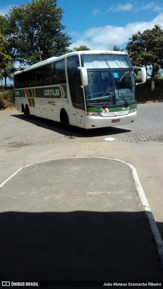 Empresa Gontijo de Transportes 21145 na cidade de Itororó, Bahia, Brasil, por João Mateus Gramacho Ribeiro. ID da foto: 6879755.