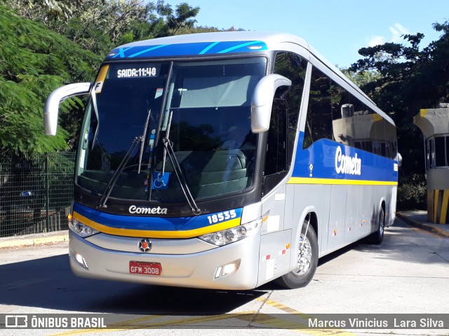 Viação Cometa 18535 na cidade de São Paulo, São Paulo, Brasil, por Marcus Vinicius Lara Silva. Número da foto: #6879094.