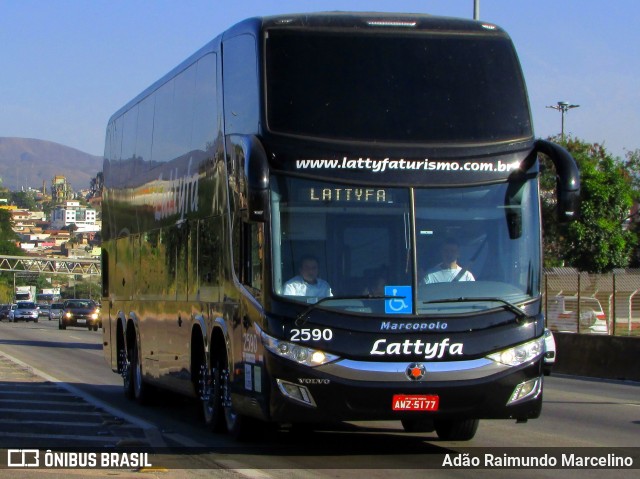 Lattyfa Turismo 2590 na cidade de Belo Horizonte, Minas Gerais, Brasil, por Adão Raimundo Marcelino. ID da foto: 6881249.