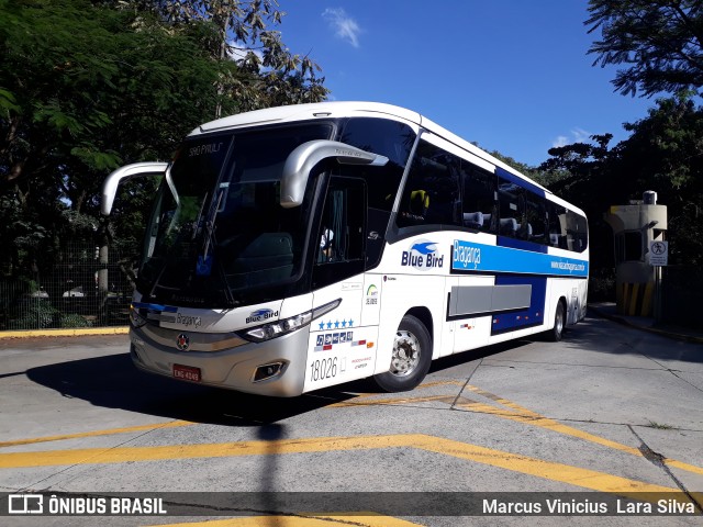 Auto Viação Bragança 18.026 na cidade de São Paulo, São Paulo, Brasil, por Marcus Vinicius Lara Silva. ID da foto: 6880396.