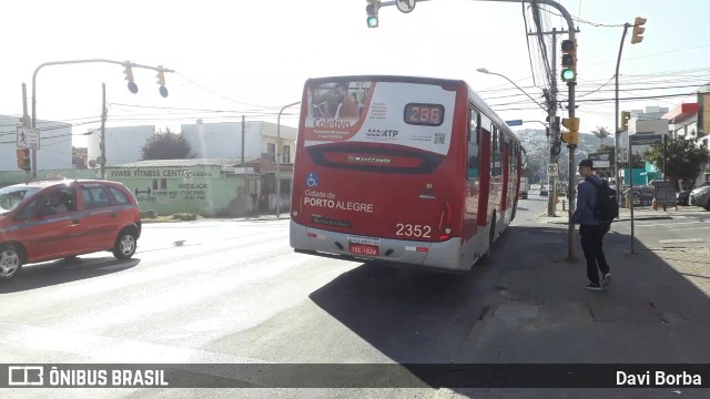 Viação Belém Novo 2352 na cidade de Porto Alegre, Rio Grande do Sul, Brasil, por Davi Borba. Número da foto: #6883727.