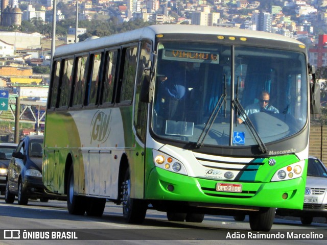 GW Transportes e Turismo 100 na cidade de Belo Horizonte, Minas Gerais, Brasil, por Adão Raimundo Marcelino. ID da foto: 6883319.