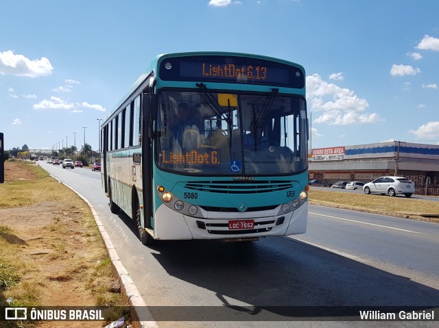 UTB - União Transporte Brasília 5080 na cidade de Brasília, Distrito Federal, Brasil, por William Gabriel. Número da foto: #6883772.