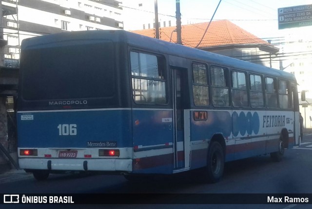 Viação Feitoria 106 na cidade de São Leopoldo, Rio Grande do Sul, Brasil, por Max Ramos. ID da foto: 6887080.