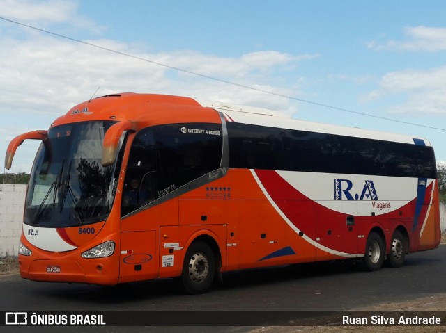 R.A. Viagens 8400 na cidade de Teresina, Piauí, Brasil, por Ruan Silva Andrade. ID da foto: 6884028.