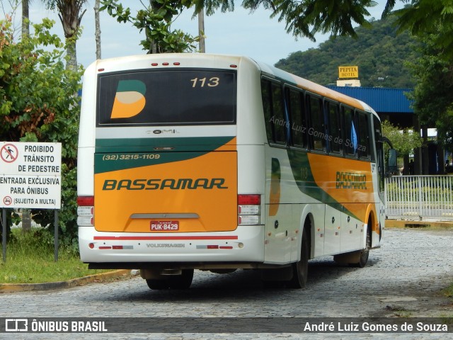 Viação Bassamar 113 na cidade de Juiz de Fora, Minas Gerais, Brasil, por André Luiz Gomes de Souza. ID da foto: 6886796.