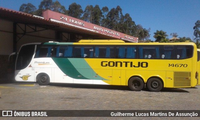 Empresa Gontijo de Transportes 14670 na cidade de Camanducaia, Minas Gerais, Brasil, por Guilherme Lucas Martins De Assunção. ID da foto: 6885394.