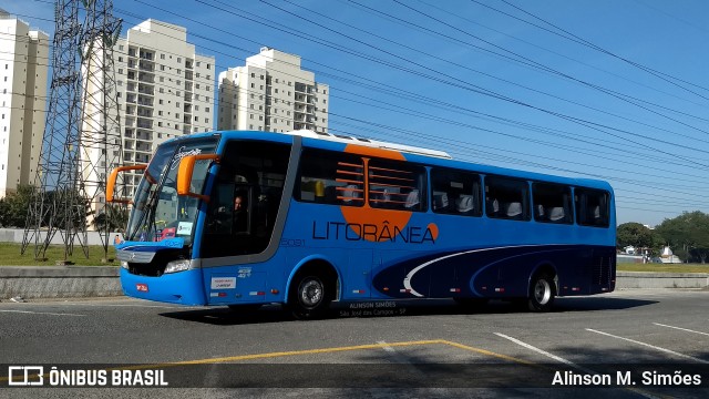 Litorânea Transportes Coletivos 5091 na cidade de São José dos Campos, São Paulo, Brasil, por Alinson M. Simões. ID da foto: 6885624.