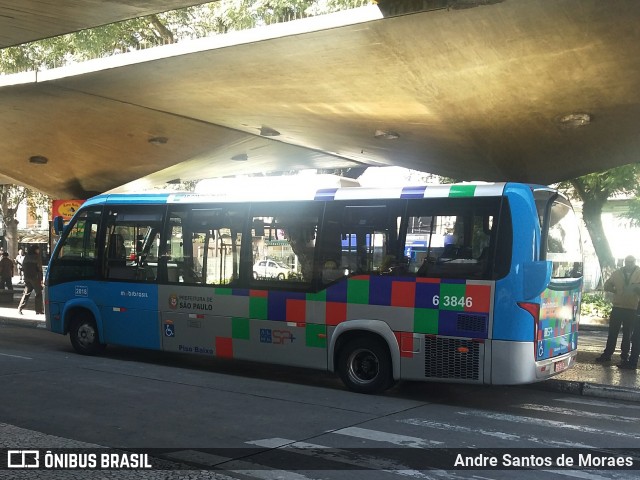 Viação Paratodos > São Jorge > Metropolitana São Paulo > Mobibrasil 6 3846 na cidade de São Paulo, São Paulo, Brasil, por Andre Santos de Moraes. Número da foto: #6884894.
