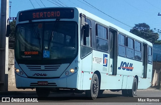 SOUL - Sociedade de Ônibus União Ltda. 7708 na cidade de Alvorada, Rio Grande do Sul, Brasil, por Max Ramos. Número da foto: #6884296.