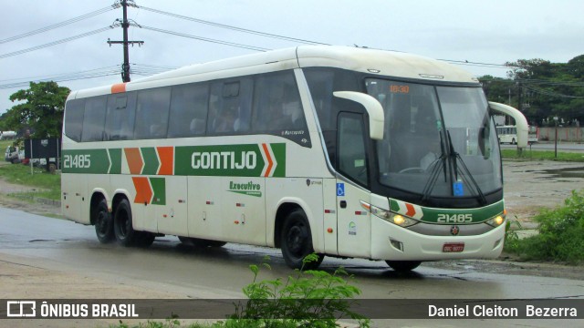 Empresa Gontijo de Transportes 21485 na cidade de Jaboatão dos Guararapes, Pernambuco, Brasil, por Daniel Cleiton  Bezerra. ID da foto: 6884352.