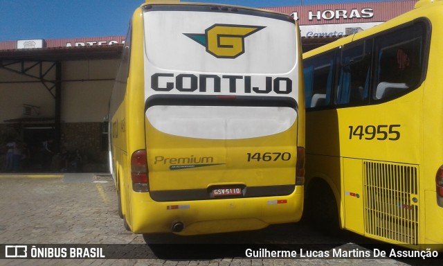 Empresa Gontijo de Transportes 14670 na cidade de Camanducaia, Minas Gerais, Brasil, por Guilherme Lucas Martins De Assunção. Número da foto: #6888034.