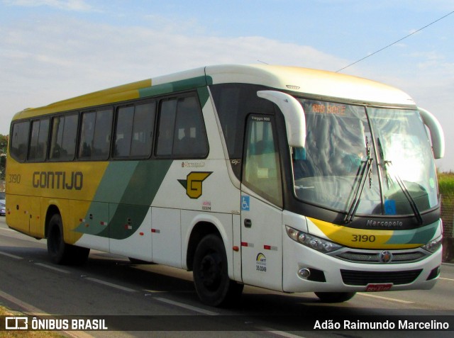 Empresa Gontijo de Transportes 3190 na cidade de Belo Horizonte, Minas Gerais, Brasil, por Adão Raimundo Marcelino. ID da foto: 6889218.