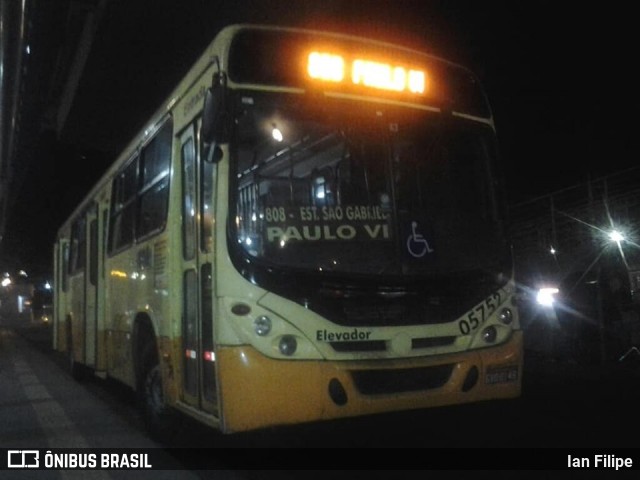 SM Transportes 05752 na cidade de Belo Horizonte, Minas Gerais, Brasil, por Ian Filipe. ID da foto: 6887570.