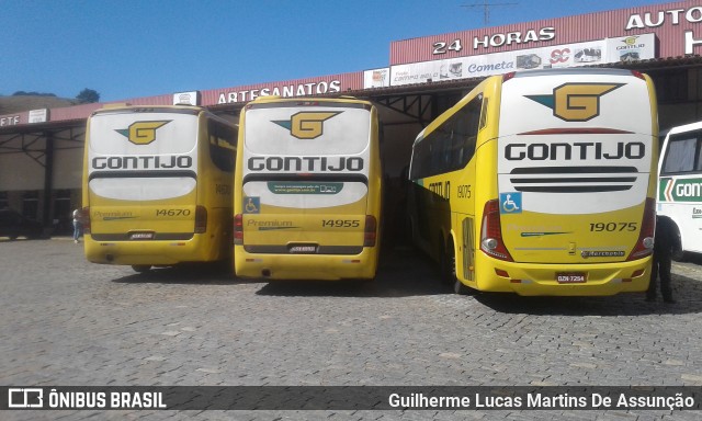 Empresa Gontijo de Transportes 14955 na cidade de Camanducaia, Minas Gerais, Brasil, por Guilherme Lucas Martins De Assunção. ID da foto: 6888073.