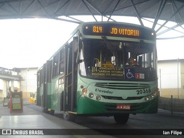 SM Transportes 20368 na cidade de Belo Horizonte, Minas Gerais, Brasil, por Ian Filipe. ID da foto: 6887565.