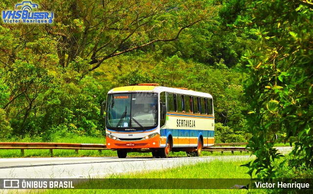 Viação Sertaneja 540 na cidade de Petrópolis, Rio de Janeiro, Brasil, por Victor Henrique. ID da foto: 6889320.