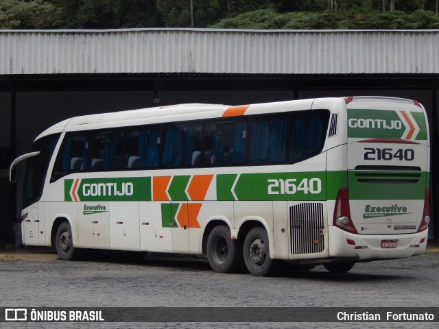 Empresa Gontijo de Transportes 21640 na cidade de Manhuaçu, Minas Gerais, Brasil, por Christian  Fortunato. ID da foto: 6888759.