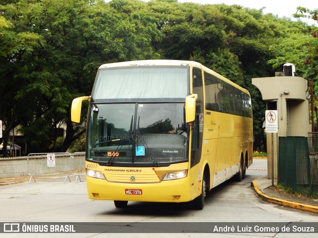 Viação Itapemirim 49017 na cidade de São Paulo, São Paulo, Brasil, por André Luiz Gomes de Souza. ID da foto: 6888749.