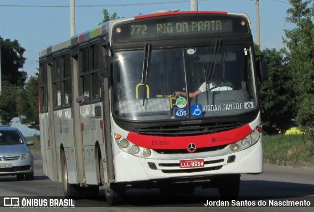 Transportes Campo Grande D53590 na cidade de Rio de Janeiro, Rio de Janeiro, Brasil, por Jordan Santos do Nascimento. ID da foto: 6888897.