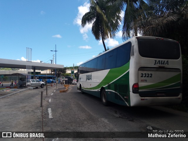 Viação Jauá 2322 na cidade de Salvador, Bahia, Brasil, por Matheus Zeferino. Número da foto: #6887629.