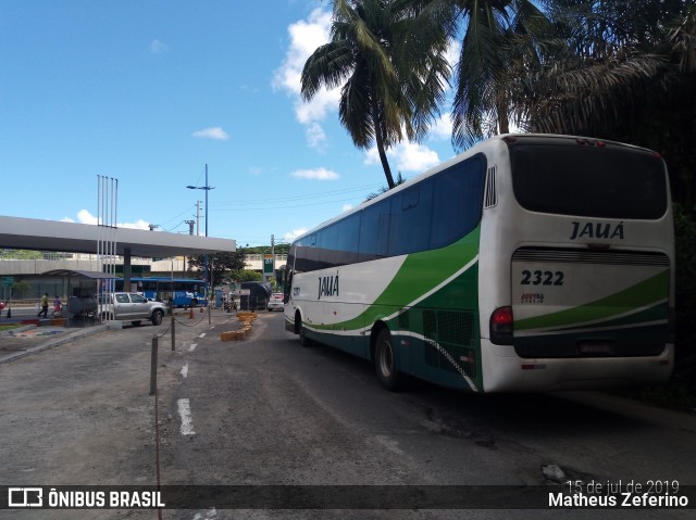 Viação Jauá 2322 na cidade de Salvador, Bahia, Brasil, por Matheus Zeferino. ID da foto: 6887629.