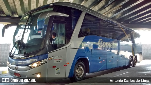 Viação Cometa 11109 na cidade de Mogi Mirim, São Paulo, Brasil, por Antonio Carlos de Lima. ID da foto: 6887759.