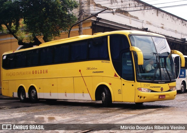 Viação Itapemirim 5509 na cidade de Rio de Janeiro, Rio de Janeiro, Brasil, por Márcio Douglas Ribeiro Venino. Número da foto: #6891484.