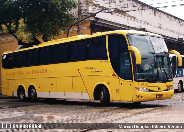 Viação Itapemirim 5509 na cidade de Rio de Janeiro, Rio de Janeiro, Brasil, por Márcio Douglas Ribeiro Venino. ID da foto: 6891484.