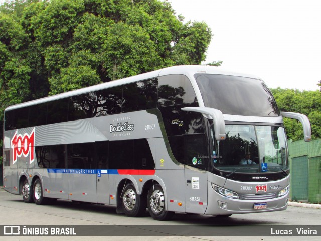 Auto Viação 1001 218307 na cidade de São Paulo, São Paulo, Brasil, por Lucas Vieira. Número da foto: #6890574.