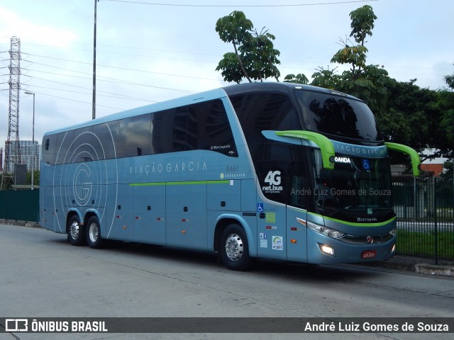 Viação Garcia 8461 na cidade de São Paulo, São Paulo, Brasil, por André Luiz Gomes de Souza. Número da foto: #6890629.