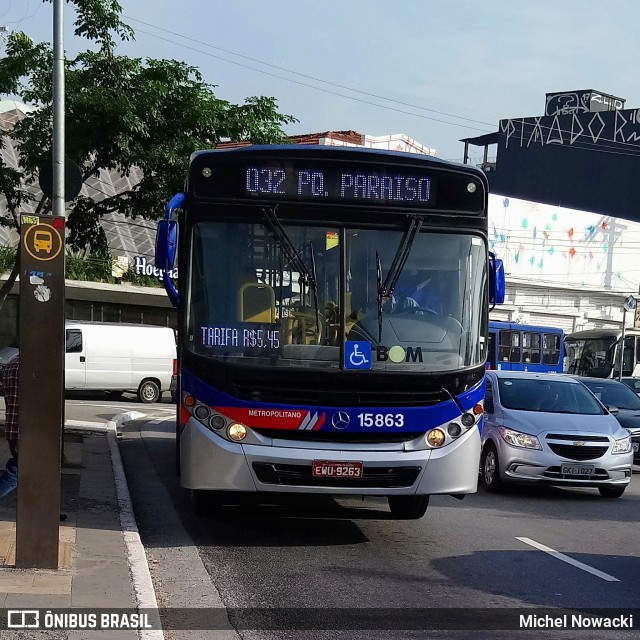 Viação Miracatiba 15.863 na cidade de São Paulo, São Paulo, Brasil, por Michel Nowacki. Número da foto: #6891511.