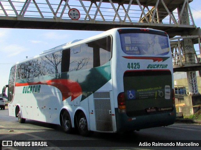 Eucatur - Empresa União Cascavel de Transportes e Turismo 4425 na cidade de Belo Horizonte, Minas Gerais, Brasil, por Adão Raimundo Marcelino. Número da foto: #6891116.