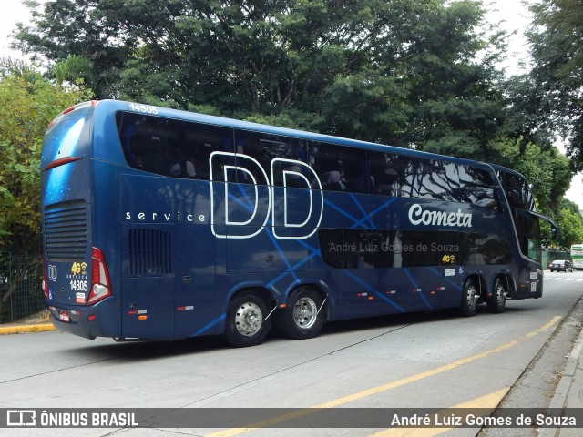 Viação Cometa 14305 na cidade de São Paulo, São Paulo, Brasil, por André Luiz Gomes de Souza. ID da foto: 6890719.