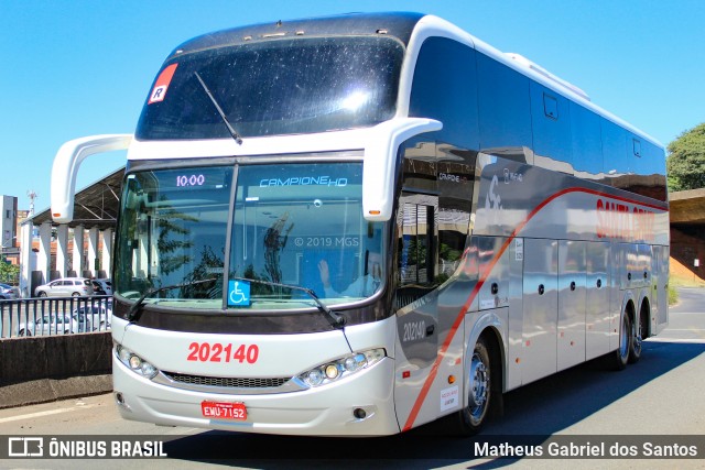 Viação Santa Cruz 202140 na cidade de Campinas, São Paulo, Brasil, por Matheus Gabriel dos Santos. Número da foto: #6889769.
