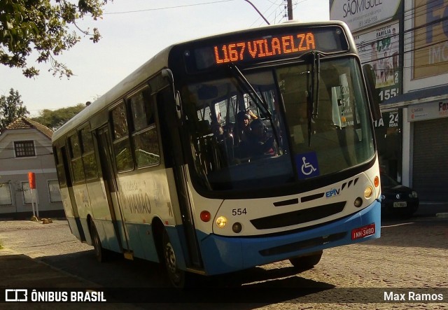 Empresa de Transporte Coletivo Viamão 554 na cidade de Viamão, Rio Grande do Sul, Brasil, por Max Ramos. ID da foto: 6892169.